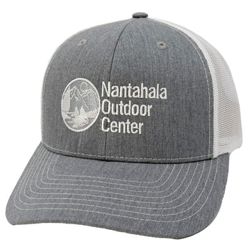 Original Logo Direct Embroidery Hat - Heather Grey/White