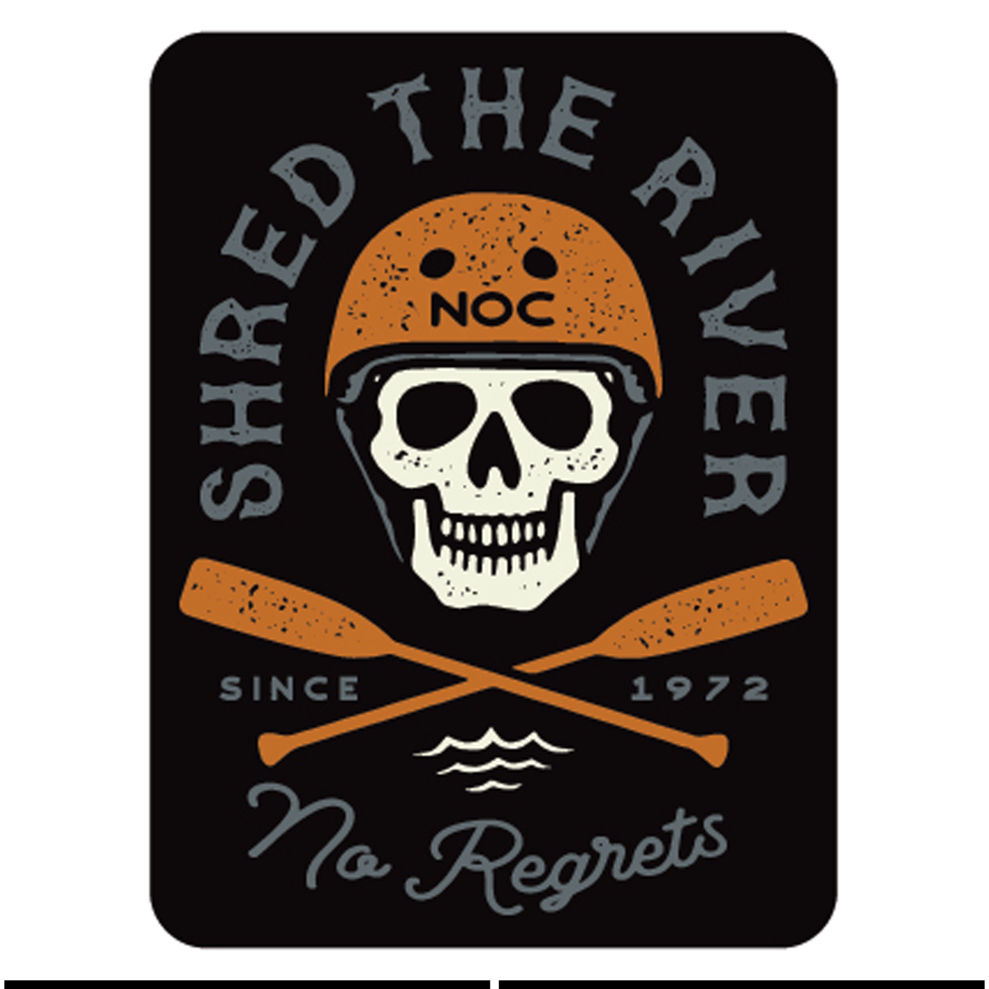NOC Shred The River Magnet