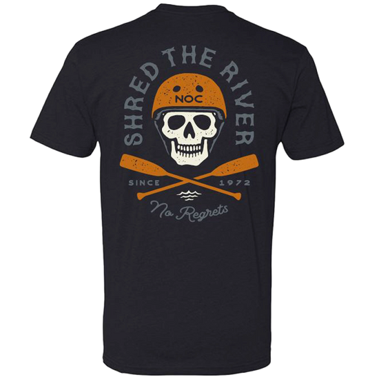 NOC Shred The River SS Tee Black Back