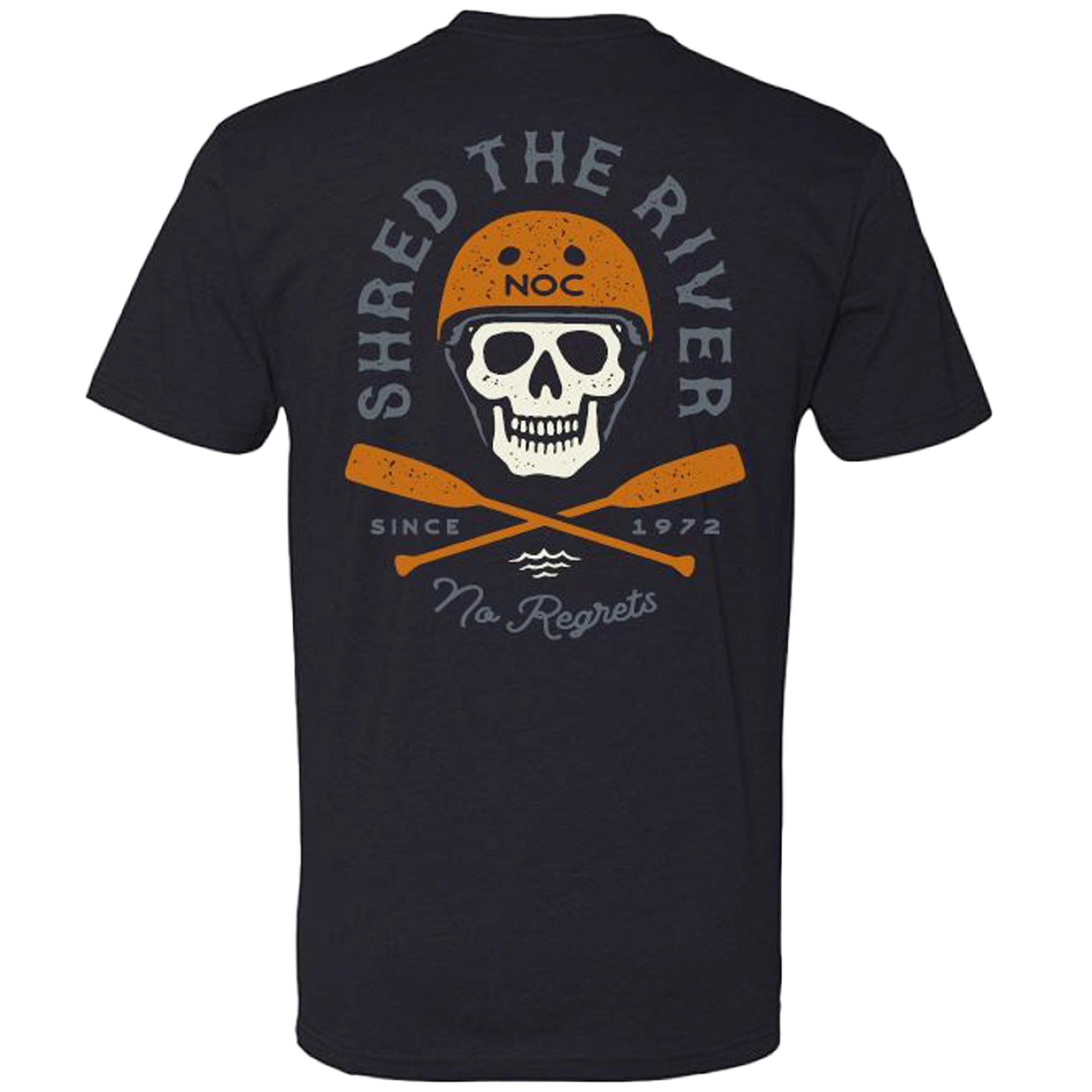 NOC Shred The River SS Tee Black Back