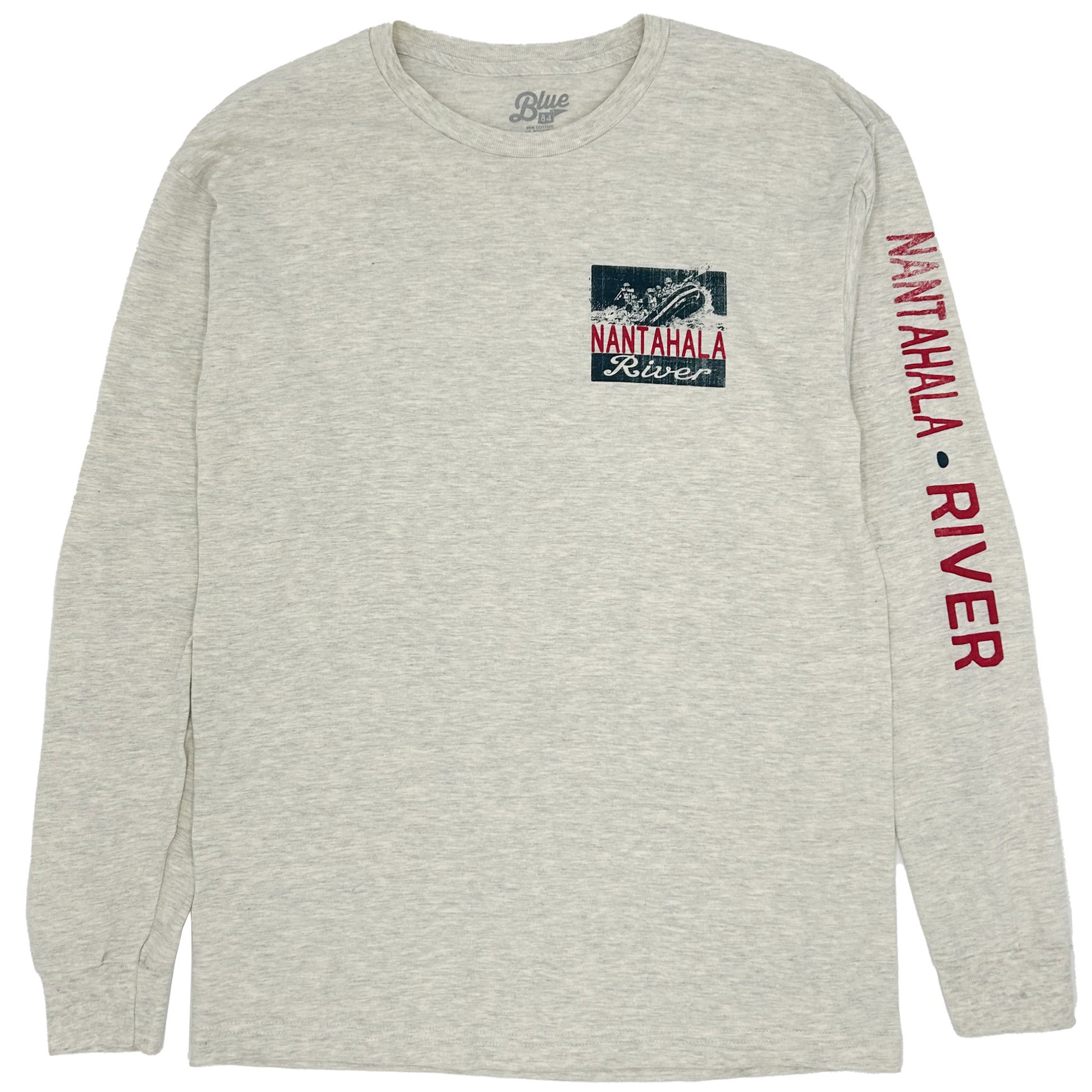 NOC Granite Lake Rafting LS Tee Oatmeal Front