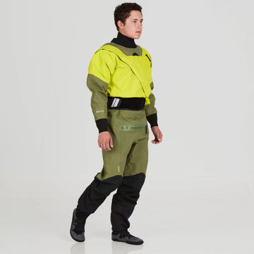 NRS Men's Axiom GORE-TEX Pro Dry Suit Blue Chartreuse