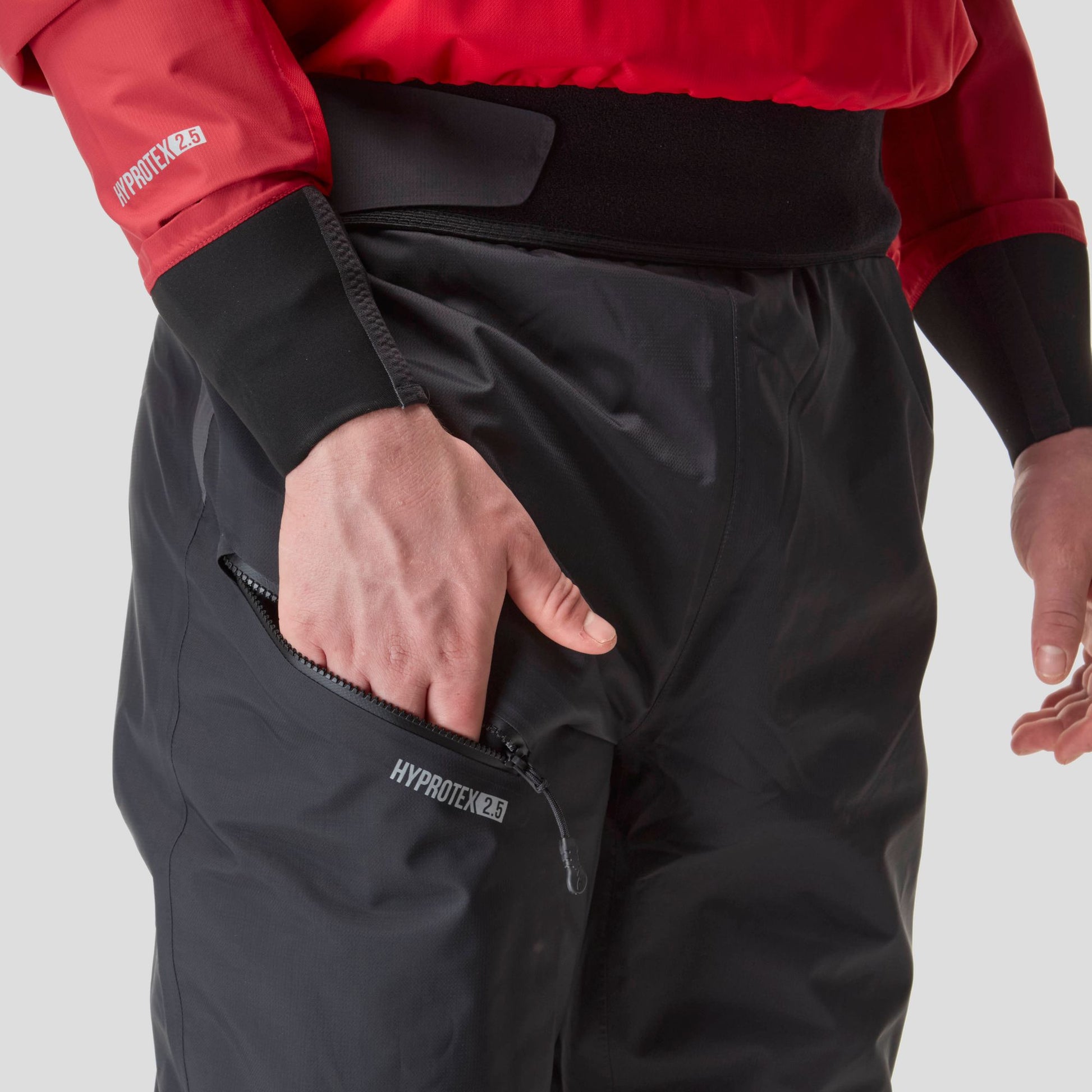 NRS Men's Endurance Splash Pants Black Pocket