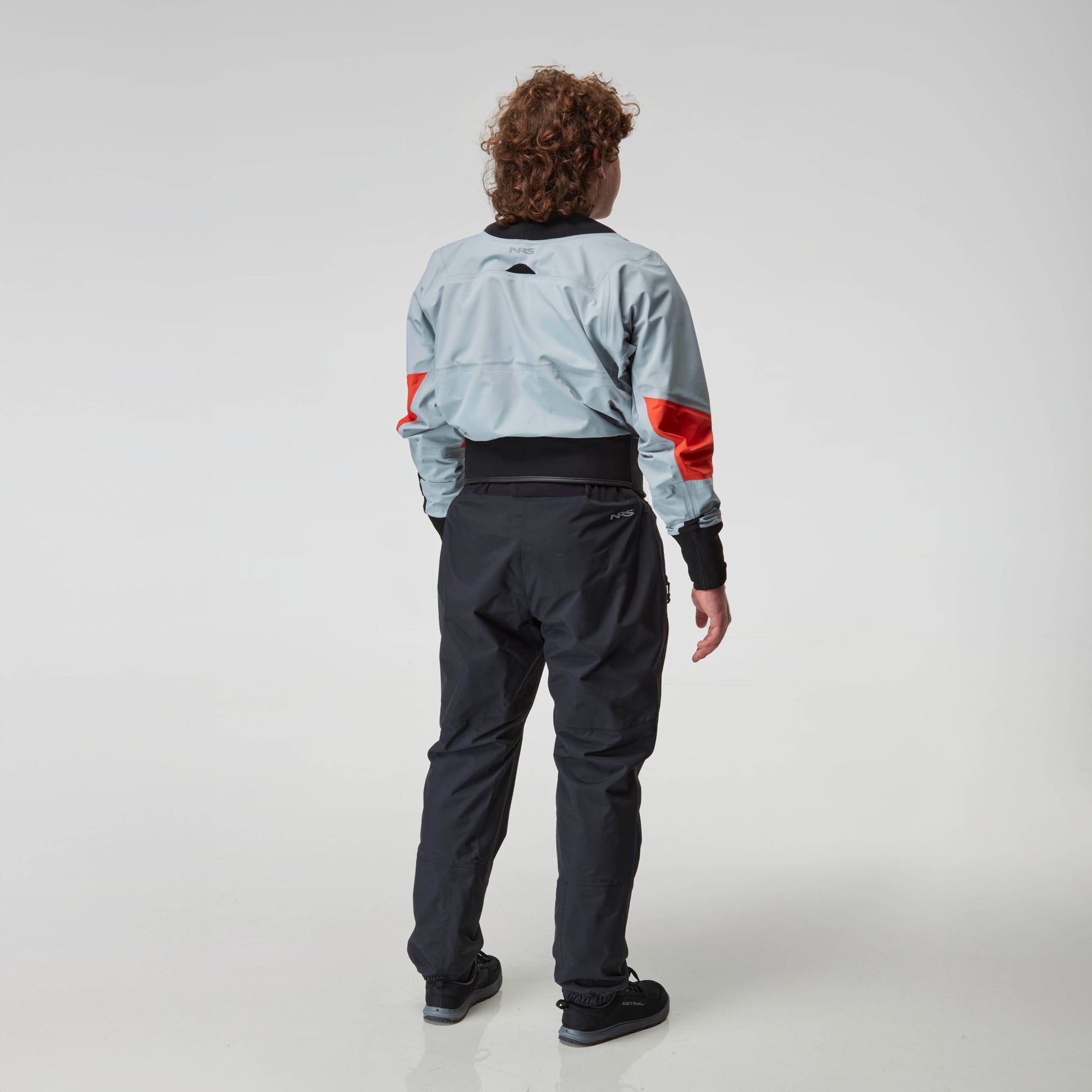 NRS Men's Flux Dry Top Quarry Model Back