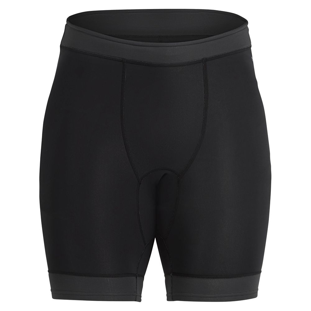 NRS Men's Hydroskin 0.5 Shorts Black Graphite Front