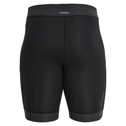 NRS Men's Hydroskin 0.5 Shorts Black Graphite Back