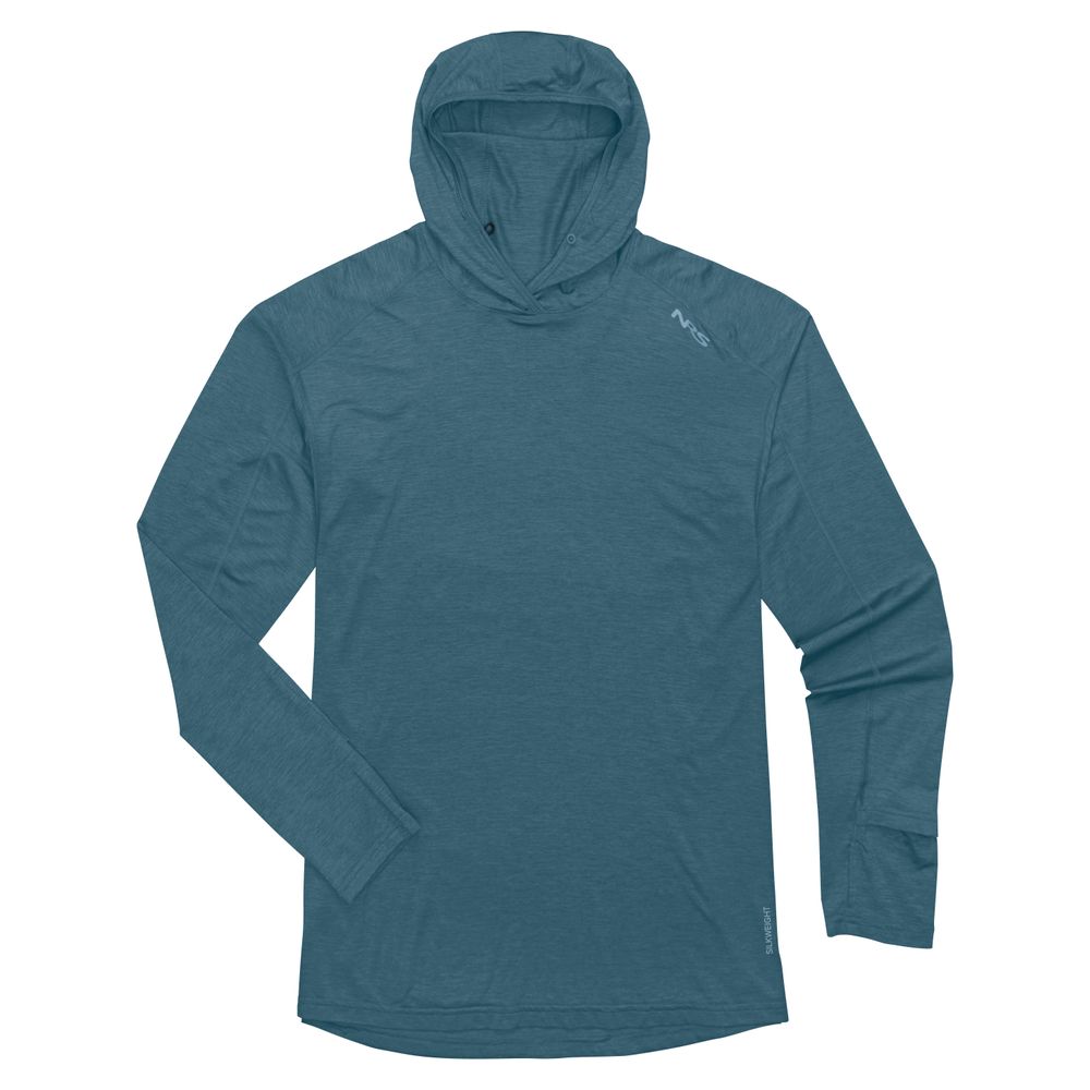 NRS Men's Silkweight Hoodie Stealth Front