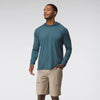 NRS Men's Silkweight Hoodie Stealth On Model Front