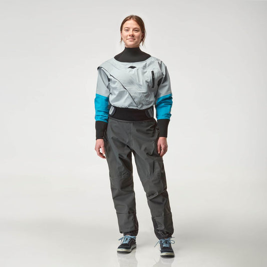 NRS Women's Crux Dry Suit - Quarry