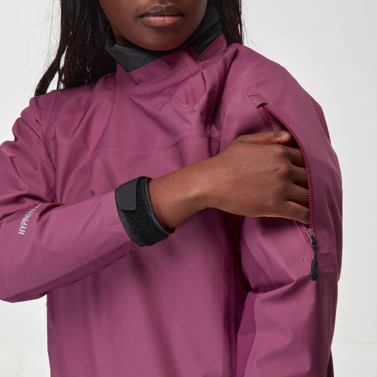 NRS Women's Endurance Splash Jacket Plum Pocket