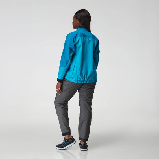NRS Women's Endurance Splash Jacket Reef On Model Back