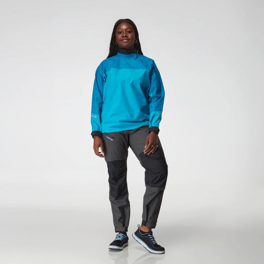 NRS Women's Endurance Splash Jacket Reef On Model Front