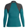 NRS Women's Hydroskin 0.5 Long Sleeve Shirt Harbor Graphite Back