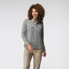 NRS Women's Long Sleeve Guide Shirt Pebble Front On Model