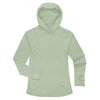 NRS Women's Silkweight Hoodie Desert Sage Front