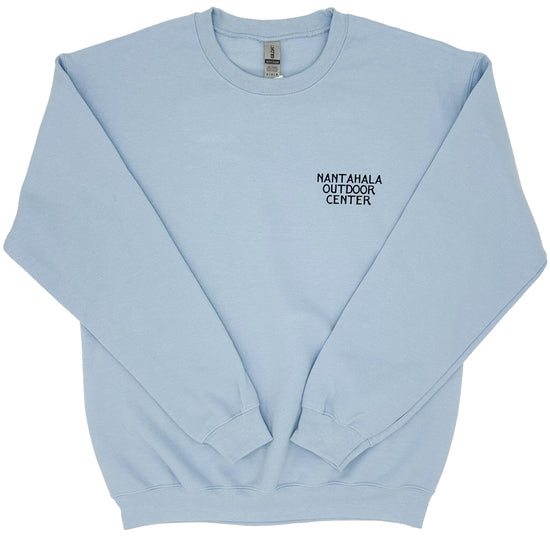 Nantahala Doodle Crewneck Light Blue Front