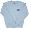 Nantahala Doodle Crewneck Light Blue Front
