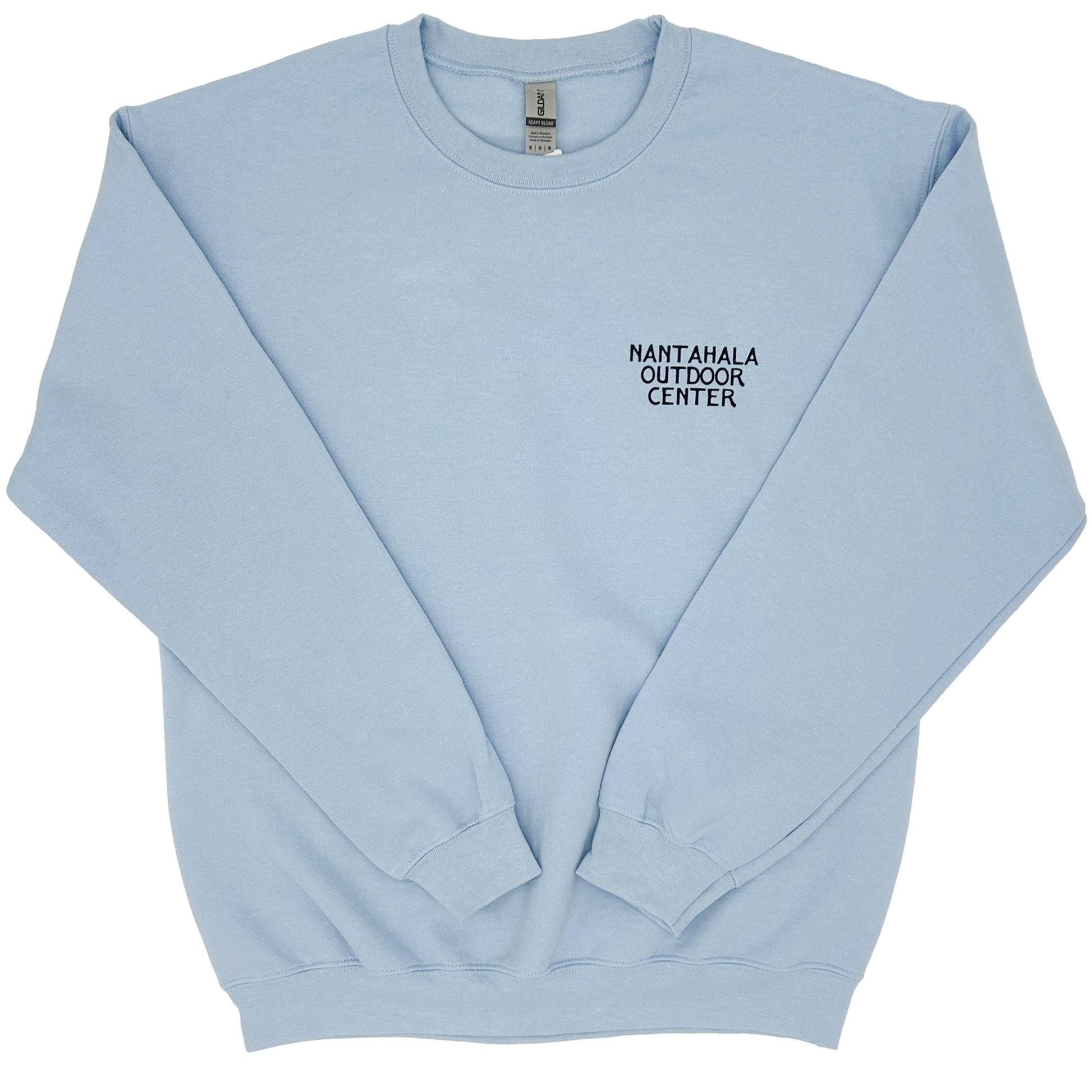 Nantahala Doodle Crewneck Light Blue Front