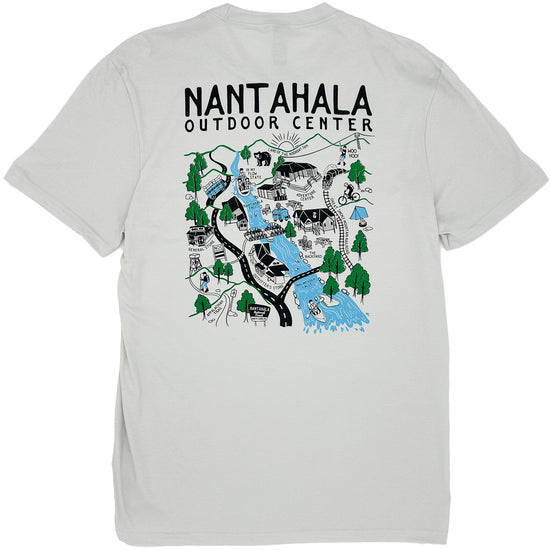 Nantahala Doodle SS Tee White Smoke