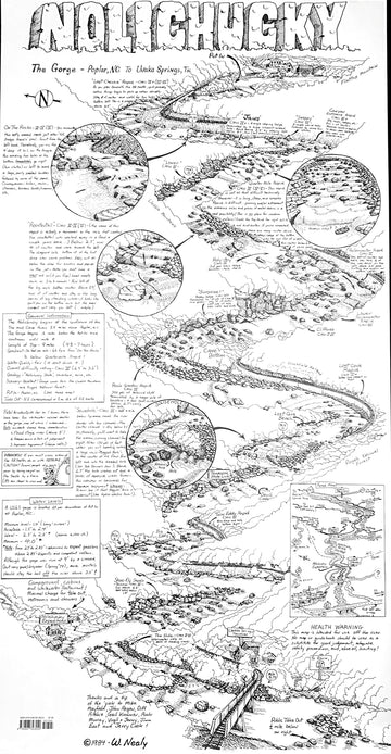 Nealy Nolichucky River Gorge Map