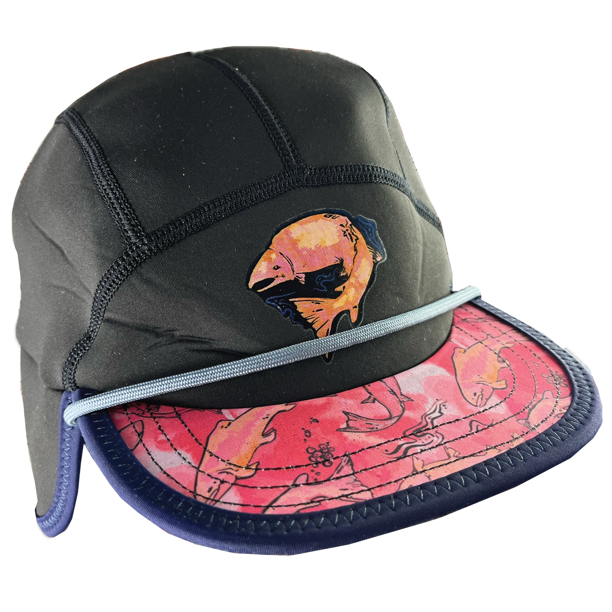 Nobdody's Neoprene Soli Skull Cap Salmon