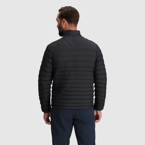 OR Men's Transcendent Down Jacket Black On Model Back