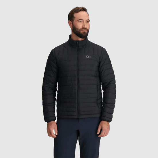 OR Men's Transcendent Down Jacket Black On Model Front