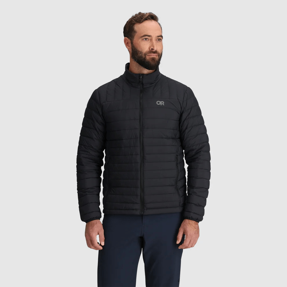 OR Men's Transcendent Down Jacket Black On Model Front