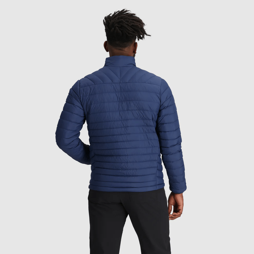 OR Men's Transcendent Down Jacket Cenote On Model Back