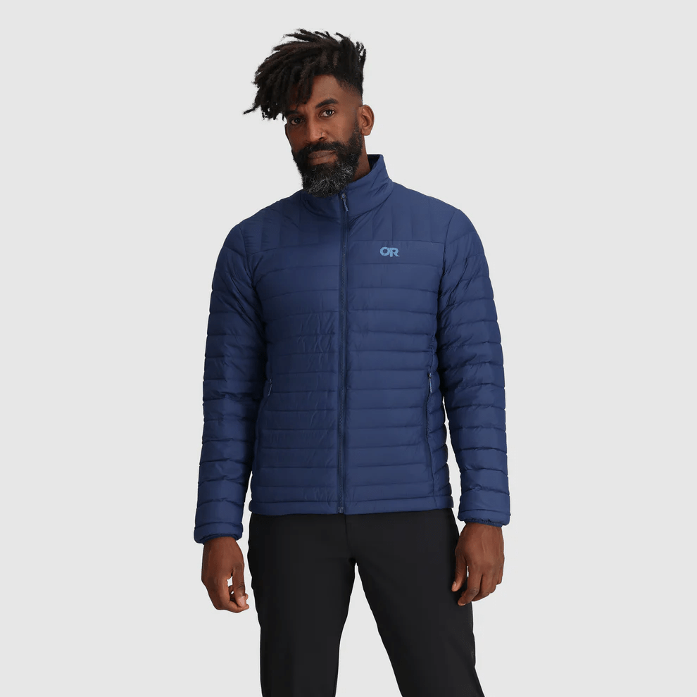 OR Men's Transcendent Down Jacket Cenote On Model Front