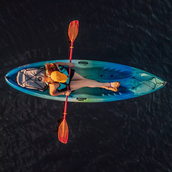 Perception Tribe 11.5 Sit-On-Top Kayak Deja Vu On Water Top View