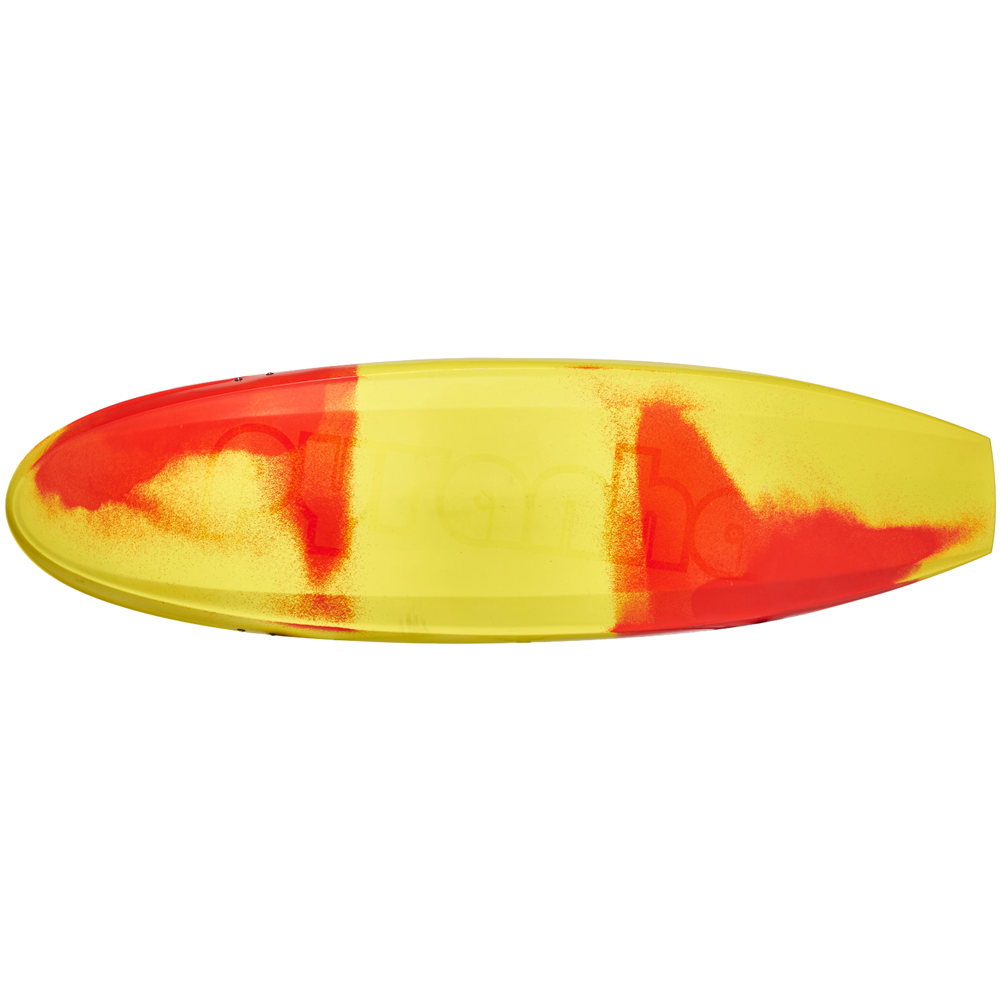 Pyranha Storm Whitewater Half-Slice Kayak Lava Blast Hull View