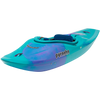 Pyranha Storm Whitewater Half-Slice Kayak Purple Mint Front Bow Angle