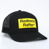 Redneck Rafter Patch Hat Classic Logo Black