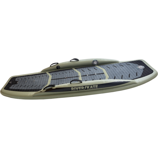 Riverskate Collective Hovercraft 4WD Freestyle Whitewater SUP Board - Side View
