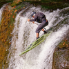 Riverskate Collective Hovercraft 4WD Freestyle Whitewater SUP Board Waterfall