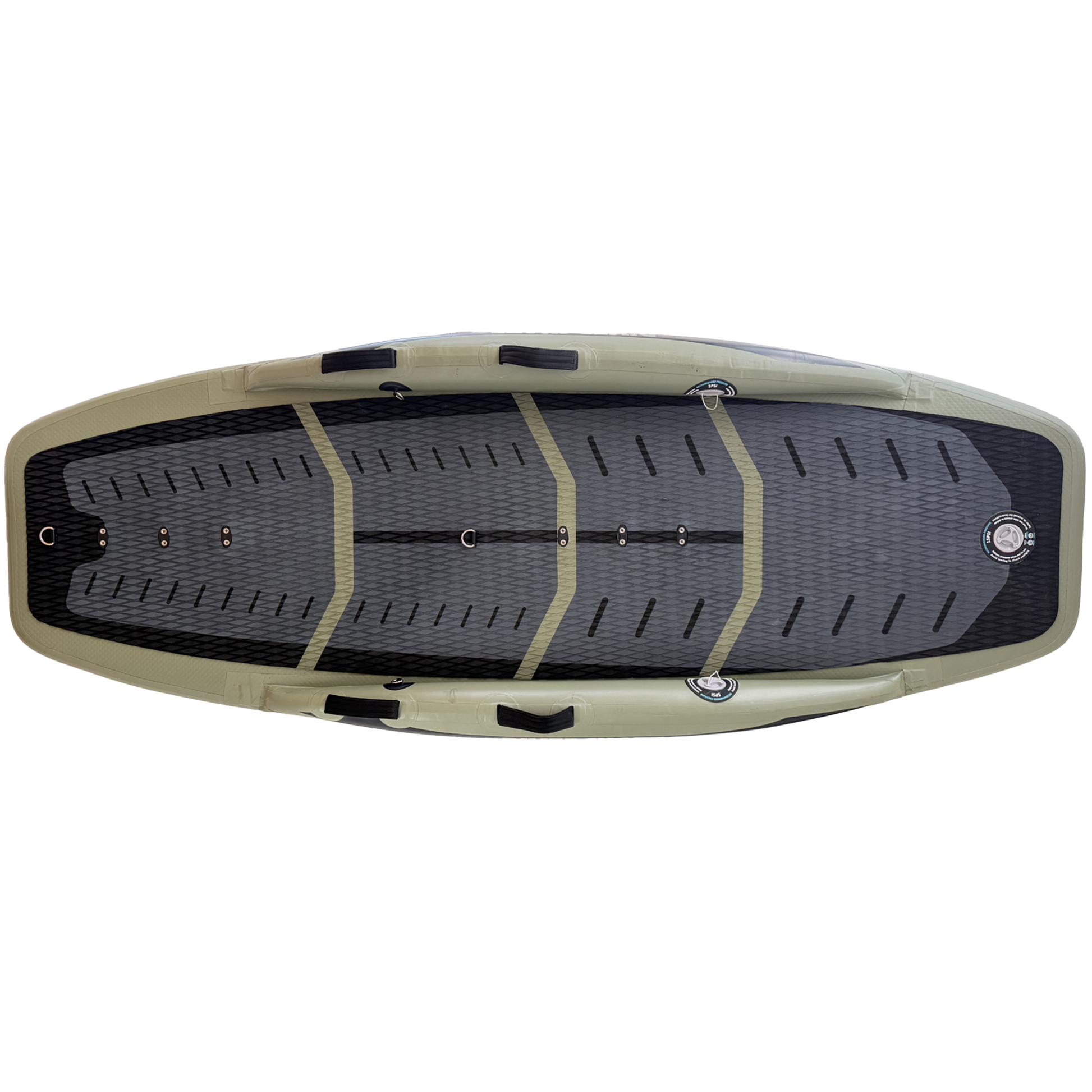 Riverskate Collective Hovercraft 4WD Freestyle Whitewater SUP Board Top View