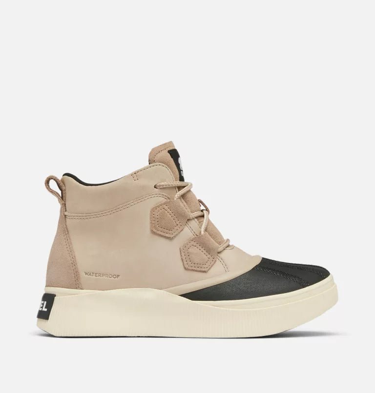Sorel Out N About IV Classic Women's Waterproof Boot Omega Taupe Black Side