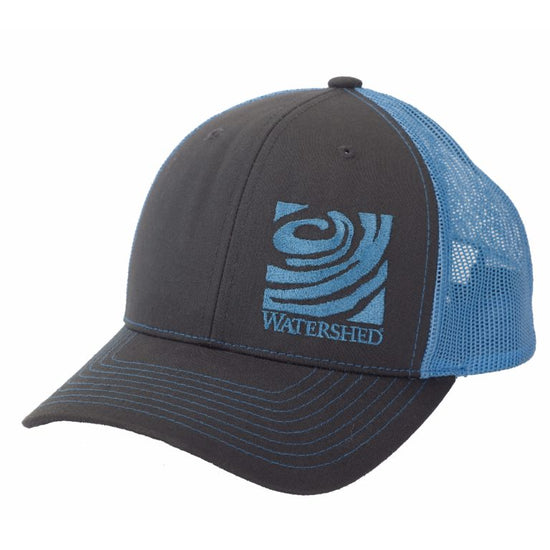 Watershed - Shed Trucker Hat Charcoal Columbia Blue