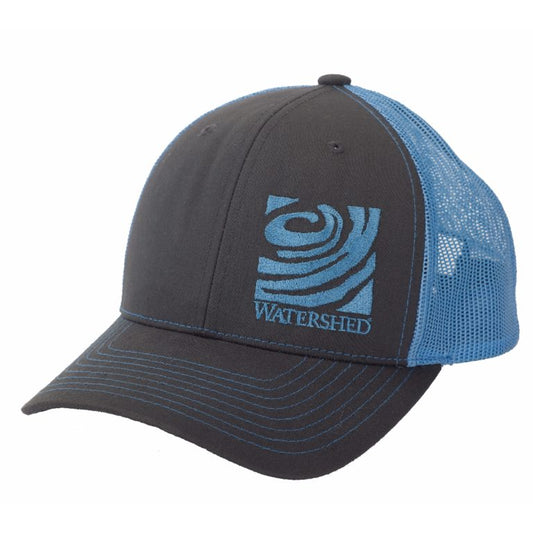 Watershed - Shed Trucker Hat Charcoal Columbia Blue