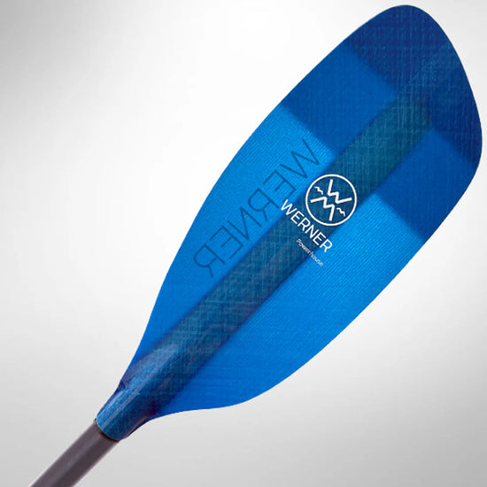 Werner Powerhouse Straight Kayak Paddle - Limited Edition: Blue