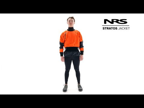 NRS Mens Stratos Shorty Jacket Flare video
