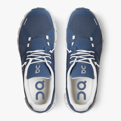 ON Women's Cloud 5 Running Shoes Denim White